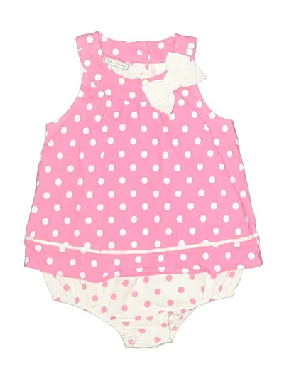 Pre-owned First Impressions Kids' Short Sleeve Onesie In Pink