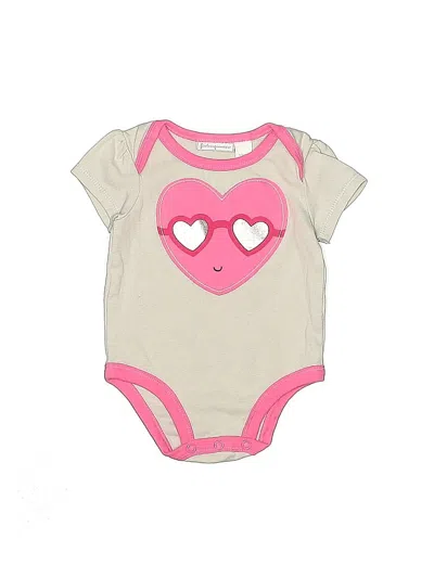 Pre-owned First Impressions Babies' Short Sleeve Onesie In White