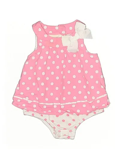 Pre-owned First Impressions Babies' Short Sleeve Outfit In Pink