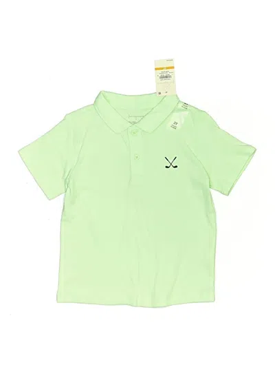 Pre-owned First Impressions Kids' Short Sleeve Polo In Green
