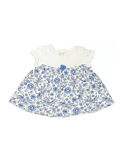 Pre-owned First Impressions Babies' Short Sleeve Top Blue Sweetheart Neckline Tops