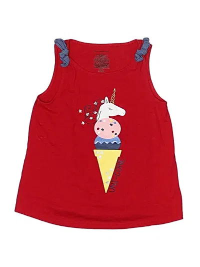 Pre-owned First Impressions Kids' Sleeveless T-shirt In Red