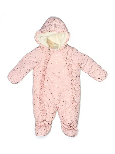 Pre-owned First Impressions Babies' Snow Jacket In Pink