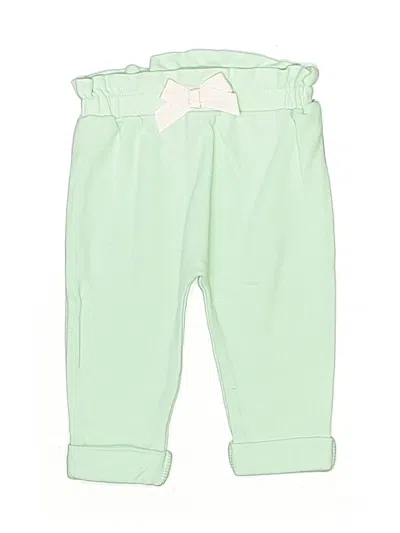 Pre-owned First Impressions Babies' Snow Pants With Bib In Green
