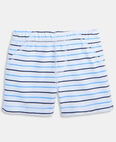 First Impressions Babies' Toddler Boys' 2t-4t Simple Stripe Shorts, Macy's Exclusive In Blue