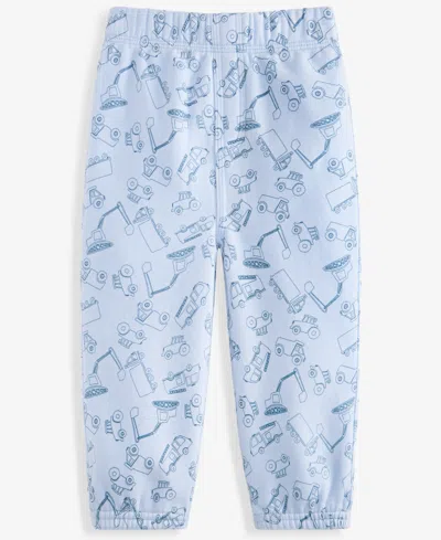 First Impressions Babies' Toddler Boys' 2t-4t Elasticized Construction Printed Joggers In Blue
