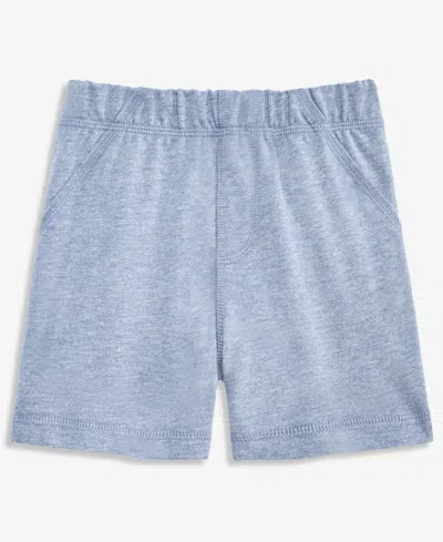 First Impressions Babies' Toddler Boys' 2t-4t Mix And Match Mix And Match Heathered Shorts, Macy's Exclusive In Blue
