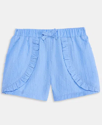 First Impressions Babies' Toddler Girls' 2t-4t Mix And Match Clip-dot Cotton Shorts, Macy's Exclusive In Blue
