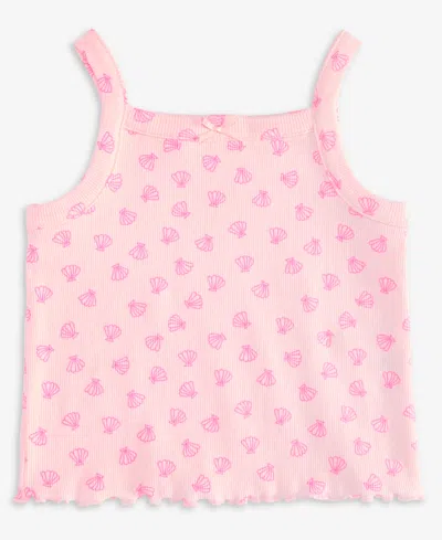 First Impressions Babies' Toddler Girls' 2t-4t Mix & Match Outline-shell-print Tank Top, Macy's Exclusive In Multi