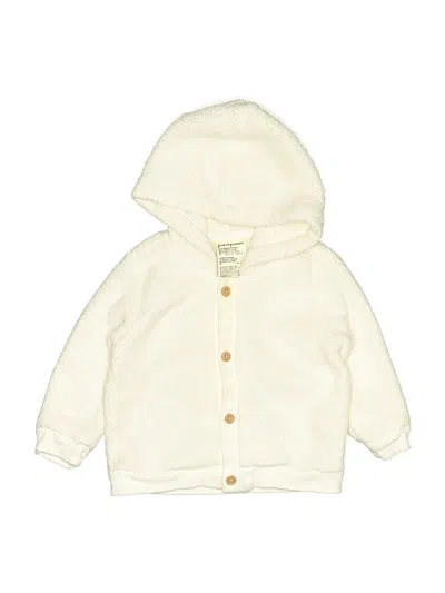 Pre-owned First Impressions Babies' Zip Up Hoodie In White