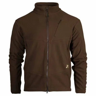 First Lite Men's  Challis Fleece Jacket In Brown