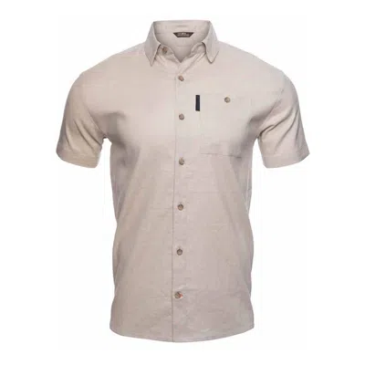 First Lite Men's  Horizon Hemp Button Up Shirt In Sand