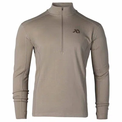 First Lite Men's  Kiln Quarter Zip In Gray