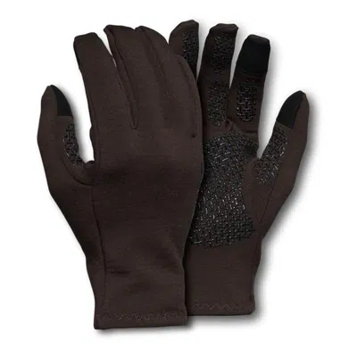 First Lite Men's  Rugged Wool Fleece Glove Gloves In Black