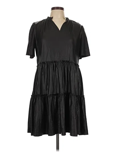 First Love Casual Dress In Black