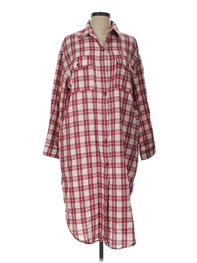 Pre-owned First Love Casual Dress In Burgundy