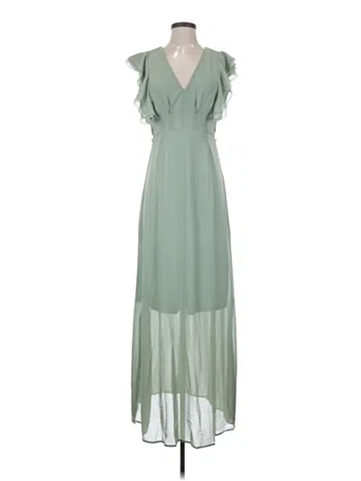 Pre-owned First Love Casual Dress In Green