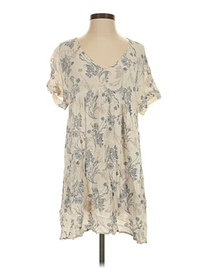Pre-owned First Love Casual Dress In Tan