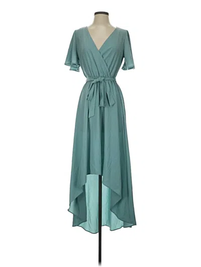 Pre-owned First Love Casual Dress In Teal