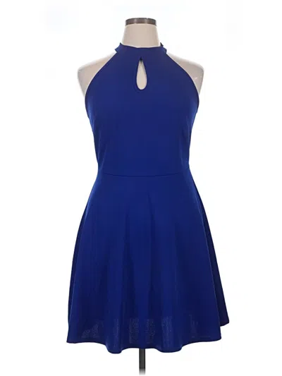 Pre-owned First Love Cocktail Dress In Blue