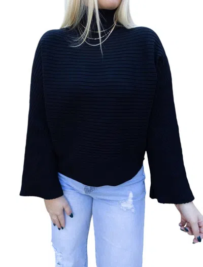 First Love Glorious Day Sweater In Black