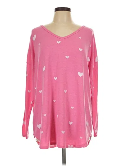 Pre-owned First Love Long Sleeve T-shirt In Pink