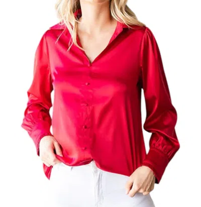 First Love Look What You Have Top In Red
