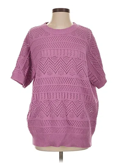 Pre-owned First Love Pullover Sweater In Purple