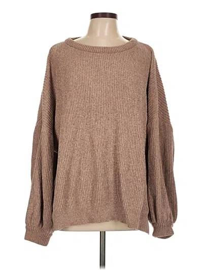 Pre-owned First Love Pullover Sweater In Tan