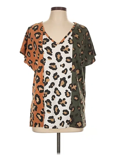 Pre-owned First Love Short Sleeve T-shirt In Brown
