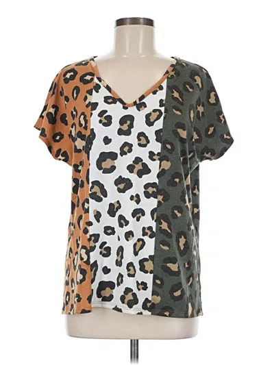 Pre-owned First Love Short Sleeve T-shirt In Brown