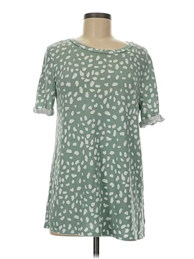 Pre-owned First Love Short Sleeve T-shirt In Green