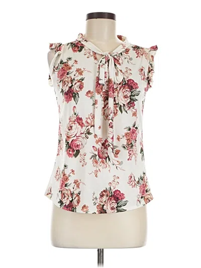 Pre-owned First Love Sleeveless Blouse In Ivory