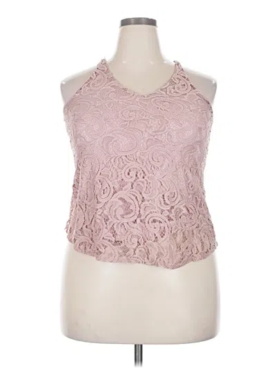 Pre-owned First Love Sleeveless Blouse In Pink