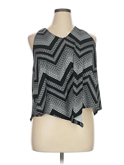 Pre-owned First Love Sleeveless Blouse In Silver