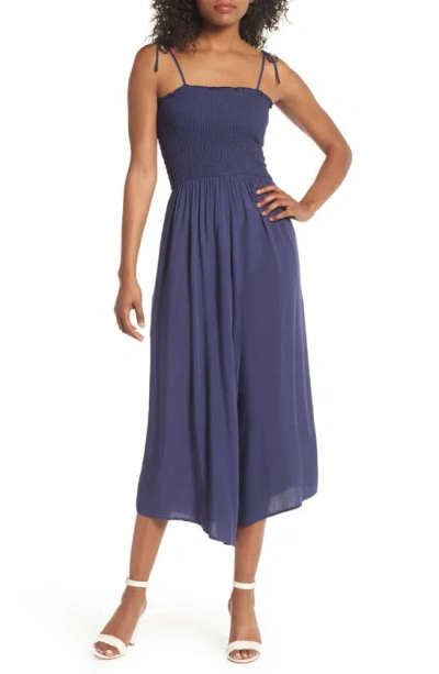 First Monday Smock Jumpsuit In Navy