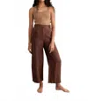 First Rite Avery Trouser In Sequoia In Brown