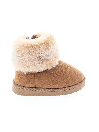 Pre-owned First Steps Boutique Kids' Ankle Boots In Brown