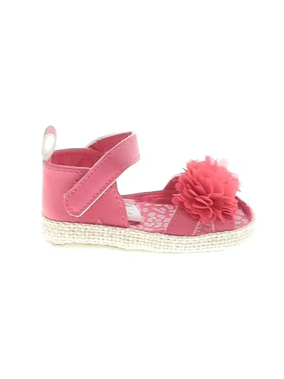 Pre-owned First Steps Boutique Babies' Booties In Pink