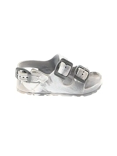 Pre-owned First Steps Boutique Kids' Sandals In Gray
