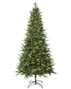 First Traditions Feel-real Duxbury Light Green Mixed Tree With 260 Warm White Led Lights In Green