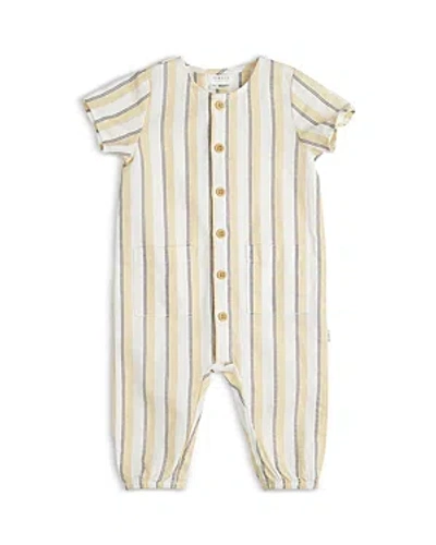 Firsts By Petit Lem Boys' Canary Playsuit - Baby In Yellow