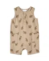 Firsts By Petit Lem Boys' Monkey Print Sleeveless Romper - Baby