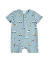 FIRSTS BY PETIT LEM FIRSTS BY PETIT LEM BOYS' MOTORINO ON HENLEY ROMPER - BABY