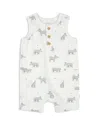 Firsts By Petit Lem Boys' Rhino Print Sleeveless Romper - Baby