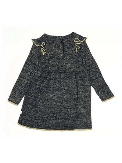 Pre-owned Firsts By Petit Lem Kids' Dress In Gray