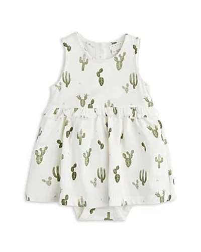 Firsts By Petit Lem Firsts By Petite Lem Girls' Cactus Print Bodysuit Dress - Baby In White