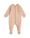 FIRSTS BY PETIT LEM FIRSTS BY PETIT LEM GIRLS' BUTTERFLY PRINT RIBBED SLEEPER FOOTIE - BABY