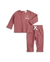 FIRSTS BY PETIT LEM FIRSTS BY PETIT LEM GIRLS' JAZZBERY THERMAL TOP & PANTS SET - BABY