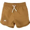 Firsts By Petit Lem Petit Lem Kids' Amber Swim Trunks In Gold
